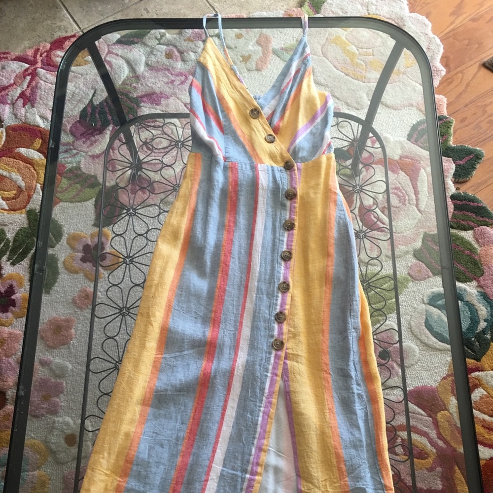 Urban Outfitters multi color stripe dress